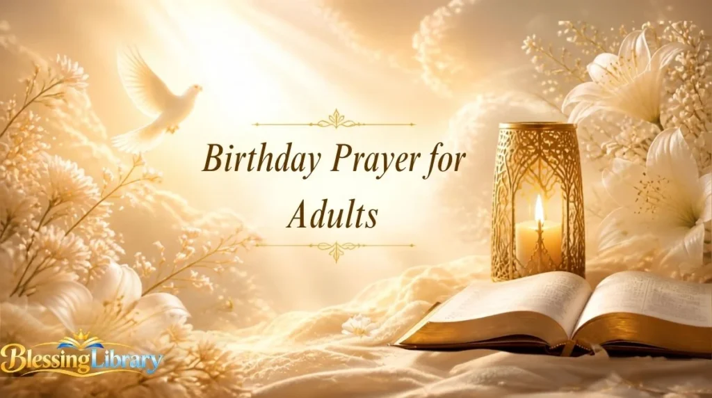 Birthday Prayer for Adults
