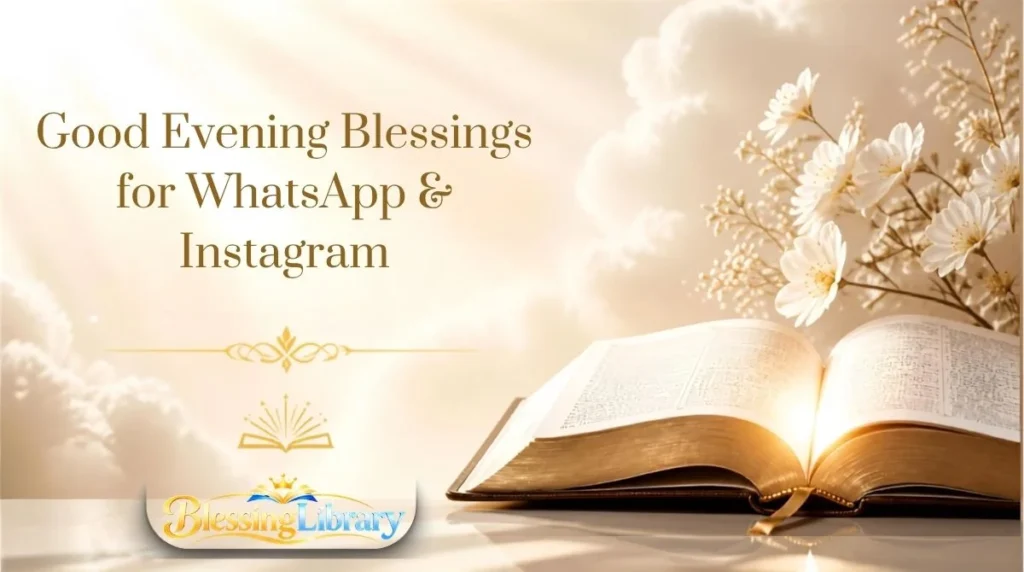 Good Evening Blessings for WhatsApp & Instagram