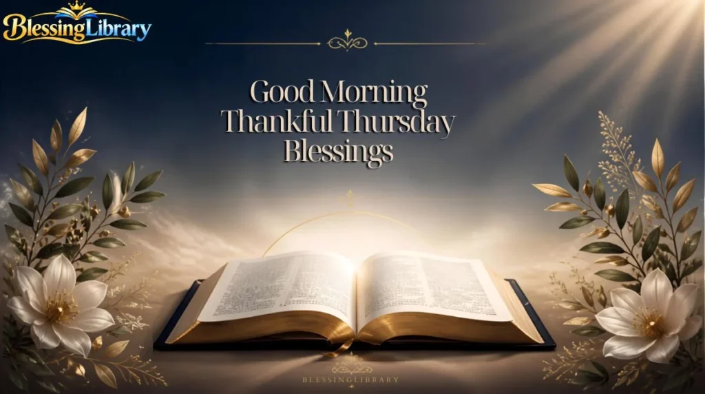 Good Morning Thankful Thursday Blessings