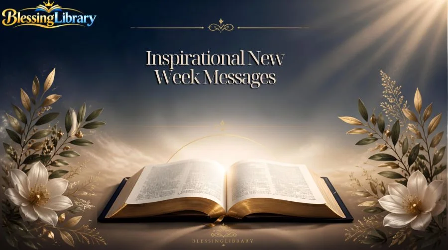 Inspirational New Week Messages