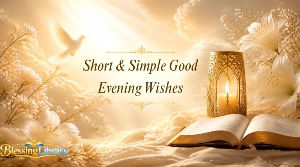 Short & Simple Good Evening Wishes