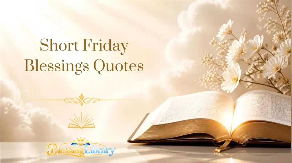 Short Friday Blessings Quotes