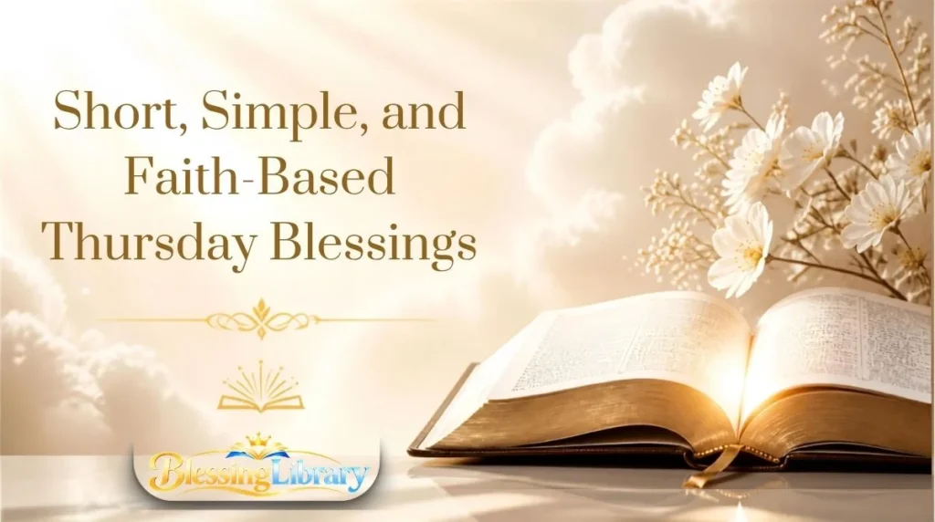 Short, Simple, and Faith-Based Thursday Blessings 
