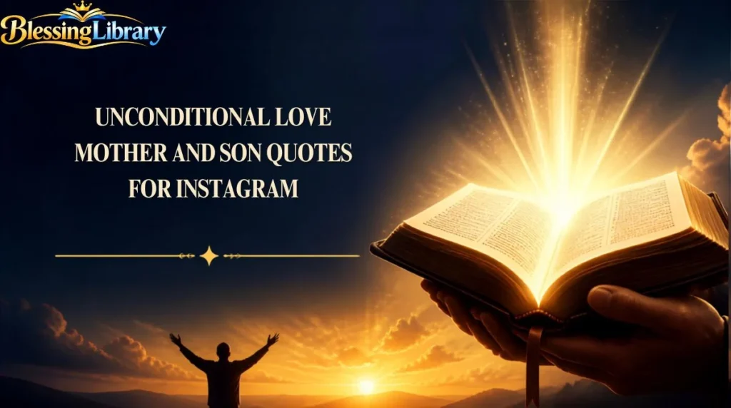 Unconditional Love Mother and Son Quotes for Instagram