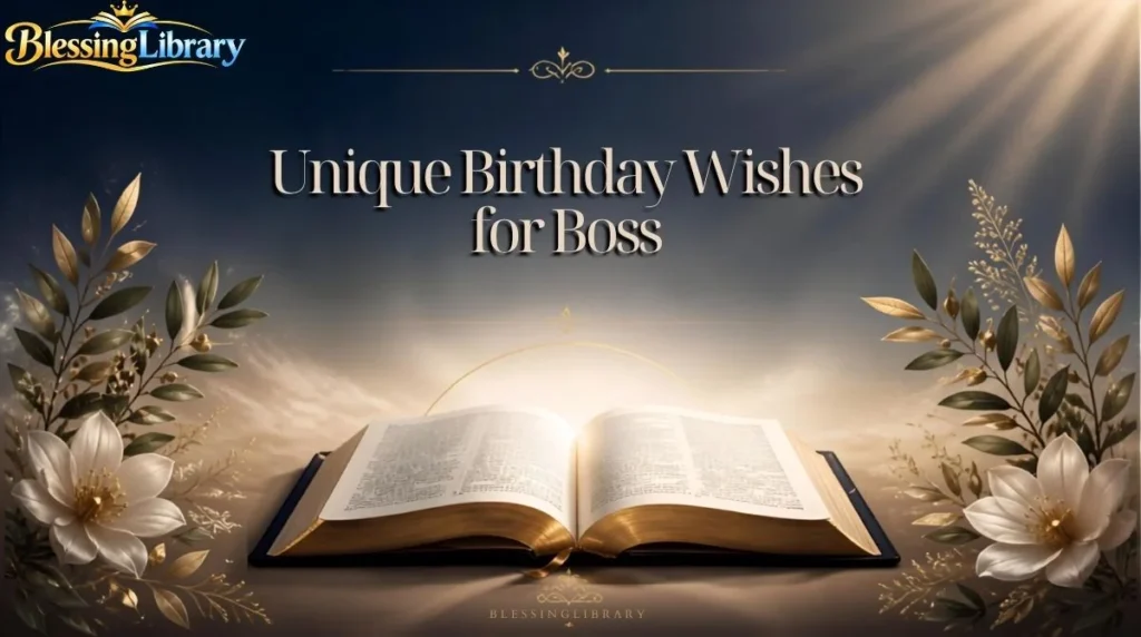 Unique Birthday Wishes for Boss