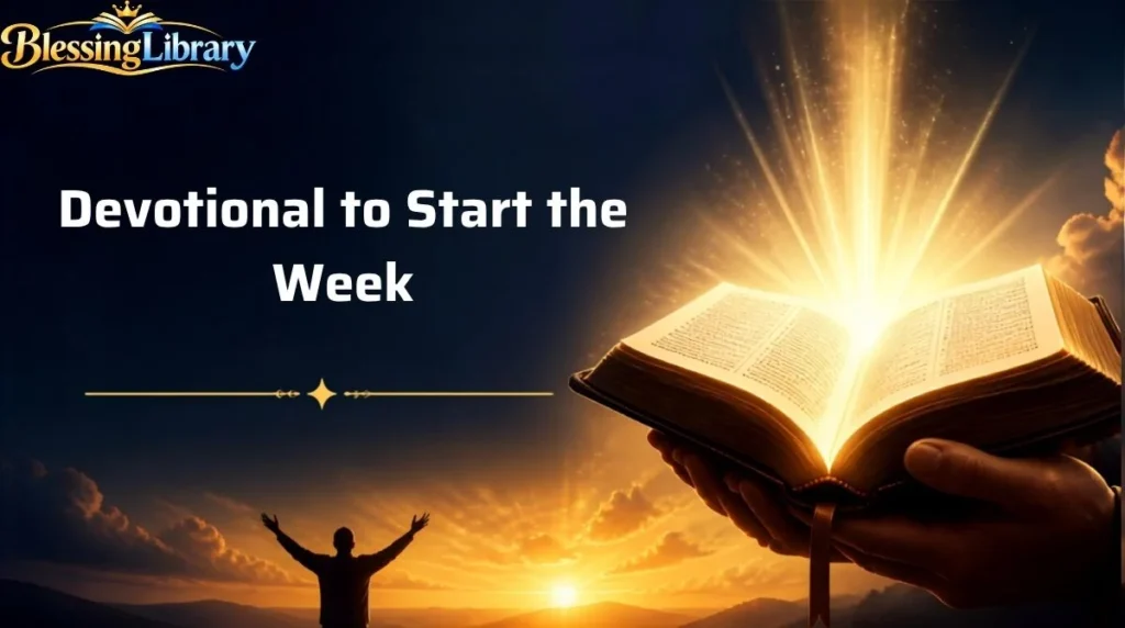 Devotional to Start the Week