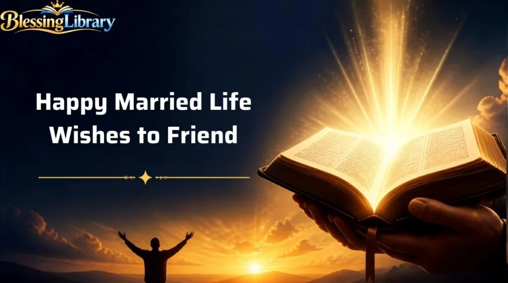 Happy Married Life Wishes to Friend