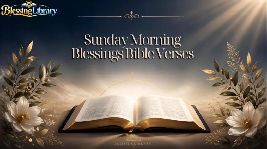 Sunday Morning Blessings Bible Verses