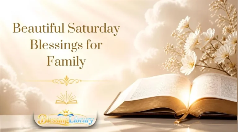 Beautiful Saturday Blessings for Family