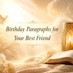 Birthday Paragraphs for Your Best Friend